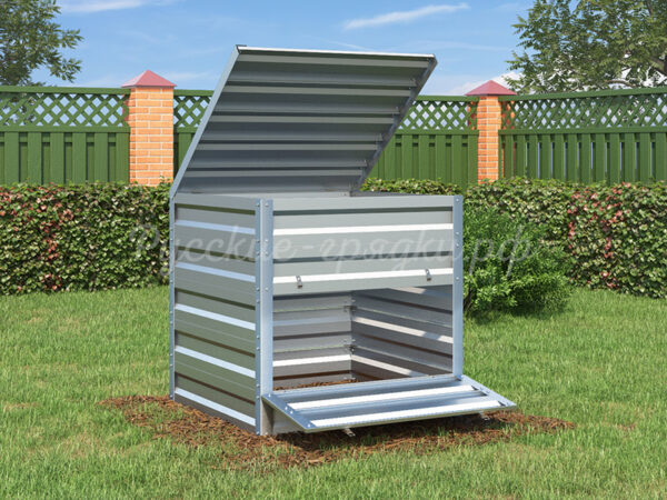 Ящик для компоста оцинкованный 1000л