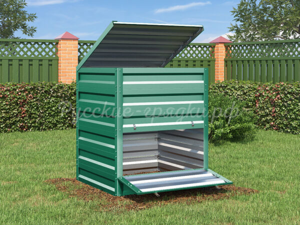 Ящик для компоста с полимерным покрытием 1200л